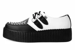 V9904 Black & White Split Personality Creeper Women