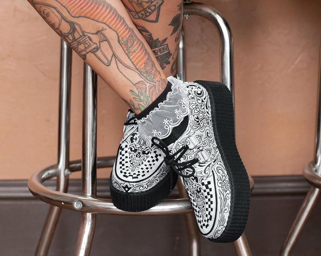 V9928 DROOPY X T.U.K. Tattoo Creeper Women