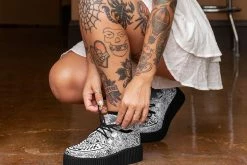 V9928 DROOPY X T.U.K. Tattoo Creeper Women