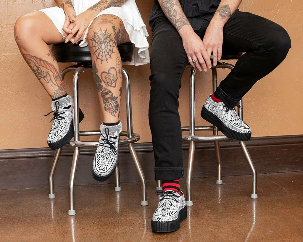 V9928 DROOPY X T.U.K. Tattoo Creeper Women