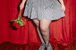 V9981 Women Grey Faux Suede Interlace Mondo Creeper